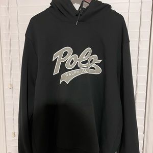 Polo Ralph Lauren black hoodie.